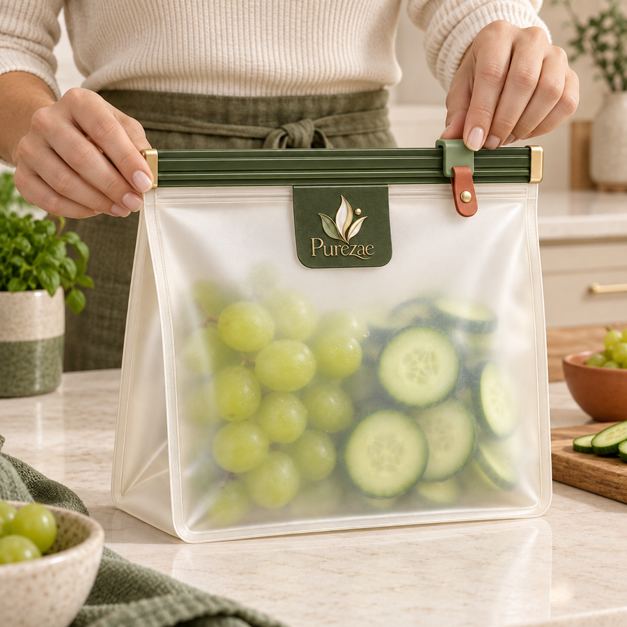 Purezae FreshSeal Food Storage Bags