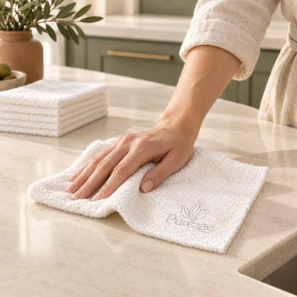 Purezae SoftWeave Cotton Cleaning Cloths