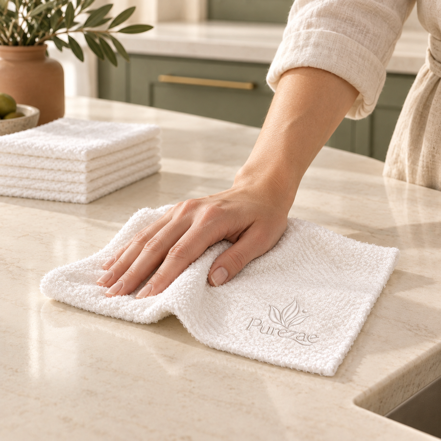 Purezae SoftWeave Cotton Cleaning Cloths