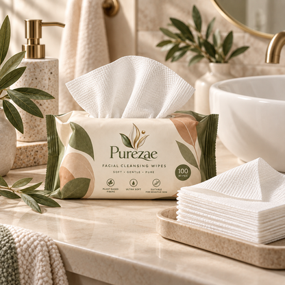 Purezae SoftCloud Disposable Face Towels
